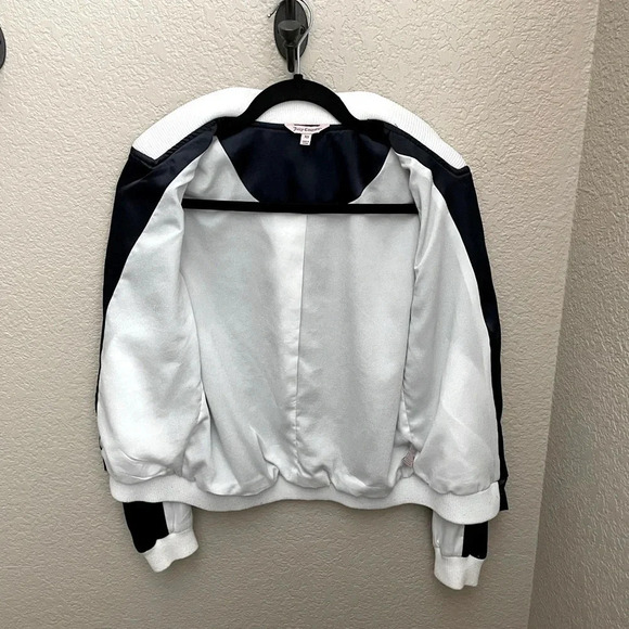 Juicy Couture Satin Cactus Bomber Jacket Y2K Size XS - Picture 7 of 8